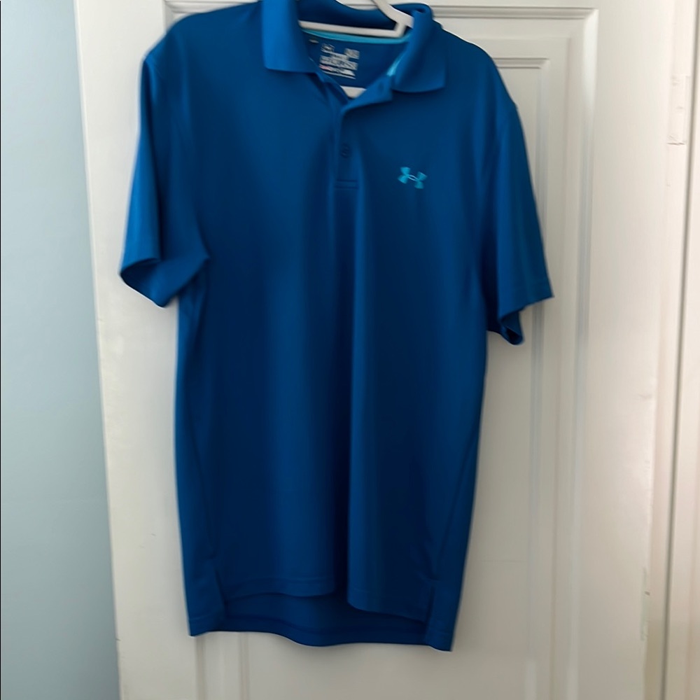 Under Armour Men's Blue Polo